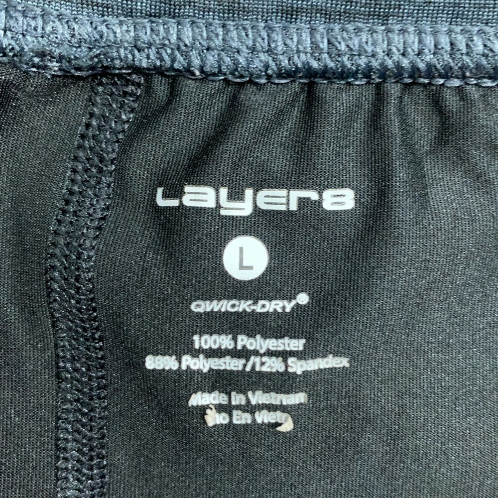 Layers Black Exercise Shorts - Picture 3 of 6
